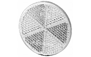 Reflex vit 60mm Ø självhäftand