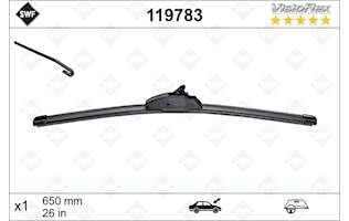 Flatblade 650mm Enkelpack