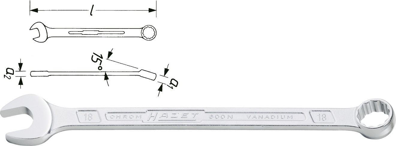 Blocknyckel 11 mm