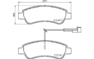 Bromsbelägg Brembo Premium