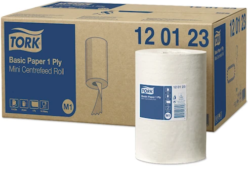 Tork Basic Papper 1-lag, C-mat