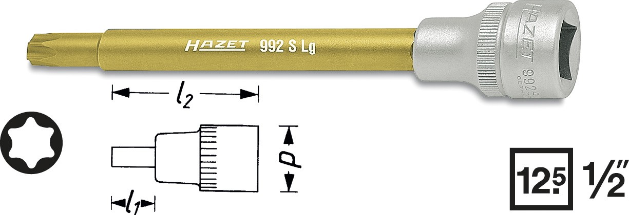 Hylsa 1/2 Torx T55