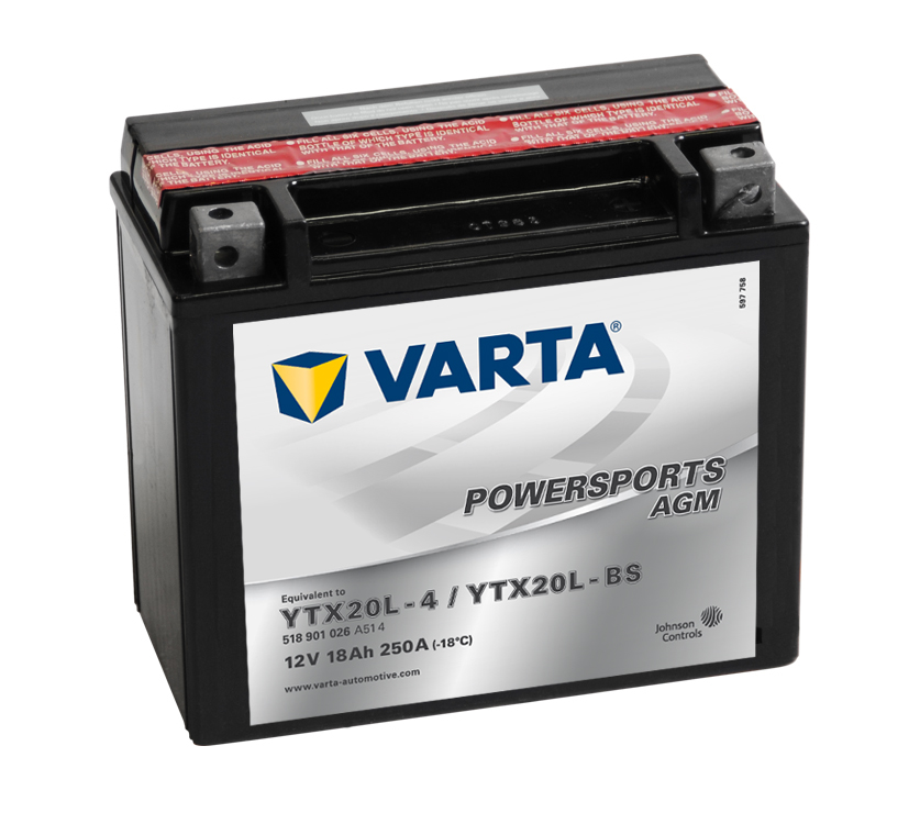 Batteri 18Ah MC YTX AGM