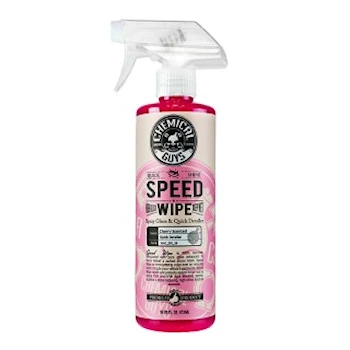 Speed wipe quick detailer