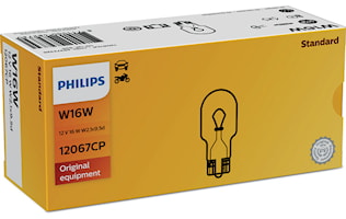 Glödlampa 12V 16W W2.1x9.5d