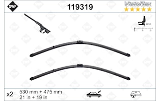 Flatbladesats 530/475