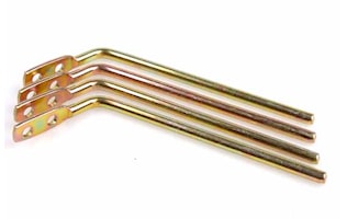 Hållare rak 100 mm 4-pack