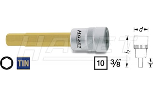 Hylsa 3/8" Insex 11 mm