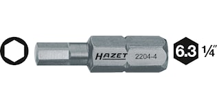 Bits 1/4" Insex 4 mm 25 mm