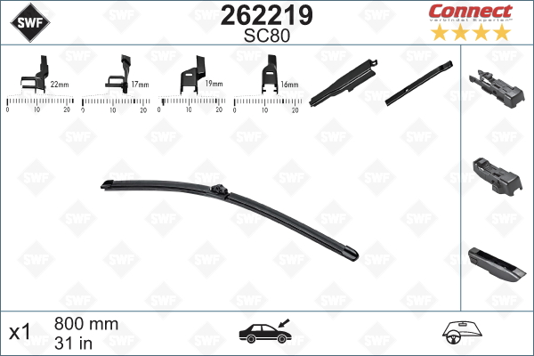 Flatblade SC80 800