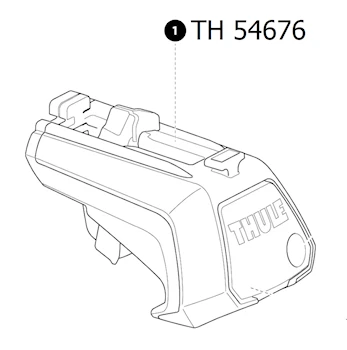 Thule EVO reling lös fot