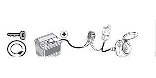 Kabel laddström pin 10