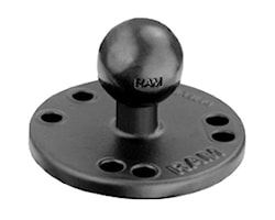 RAM fäste 2,5" rundbas B-kula