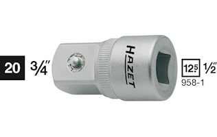 Adapterhylsa 1/2"till 3/4"