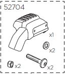 Fäste övre BackSpace 9171