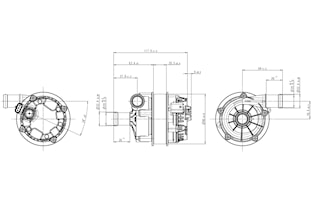 Vattenpump U 4850 24V EC-motor