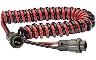 Spiralkabel 2-pol m 2 stickpro