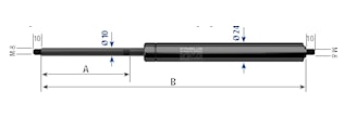 Dämpare B=498 A=200 1500n