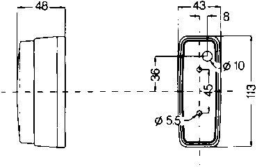 Innerbelysn 113x43mm m strömbr