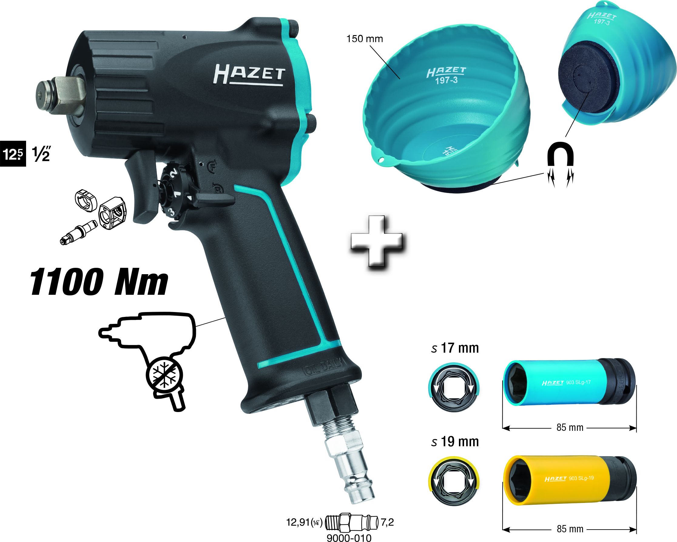 Mutterdragare mini 1/2 kit