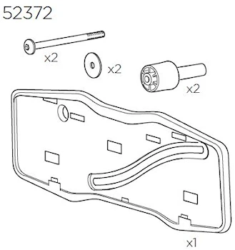 Skylthållarsats 932