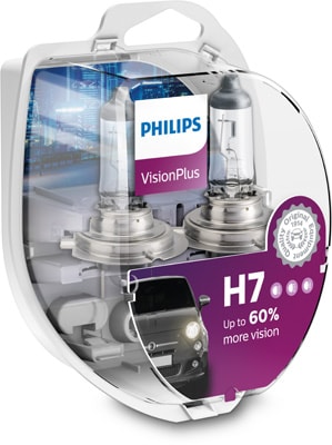 Läs mer om Halogenglödl H7 VisionPlus 12V