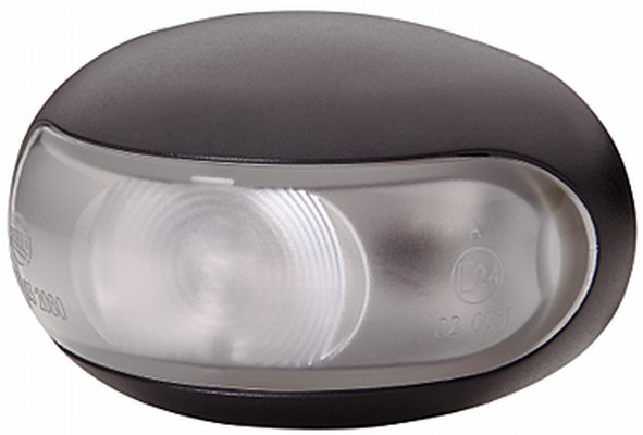 Pos.lykta 10-33V LED vit