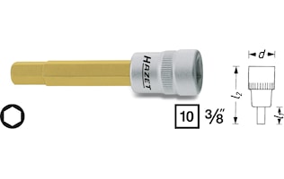 Hylsa 3/8" Insex 7 mm