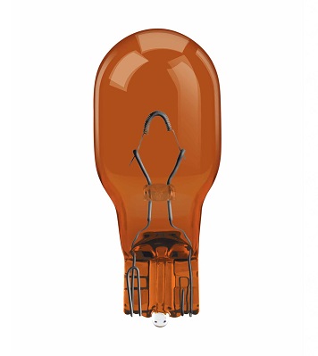 Glödlampa 12V 16W Gul 21x95d