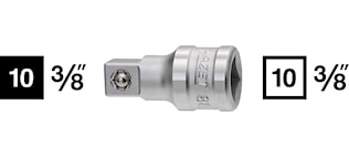 Förlängare 3/8" 36 mm