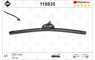Flatblade 350 mm Visio Next