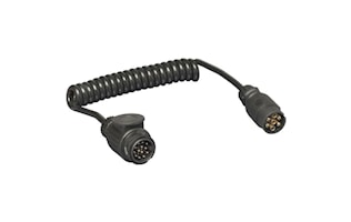Spiralkabel 7-p/13p 1,5 m
