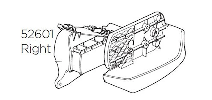 Lykthållare höger VC 925/927