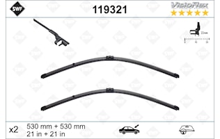 Flatbladesats 530/530
