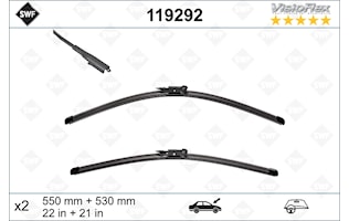 Flatbladesats 550/530