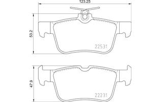 Bromsbelägg Brembo Premium
