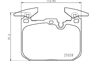 Bromsbelägg Brembo Premium