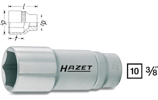 Hylsa 3/8" 10 mm