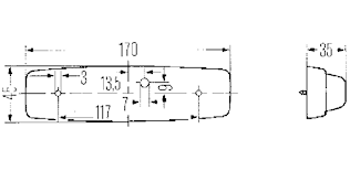 Innerbelysn 170x45mm m strömbr