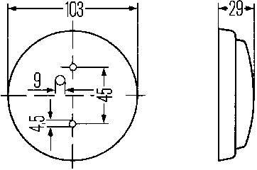 Innerbelysn 103mm Ø m strömbr