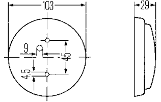 Innerbelysn 103mm Ø m strömbr