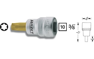 Hylsa 3/8" Torx T30