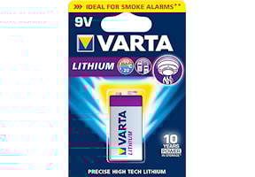 Batteri 9V Lithium
