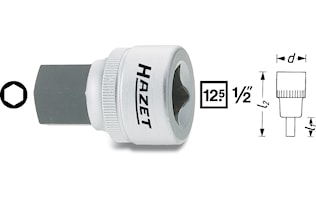 Hylsa 1/2" Insex 17 mm