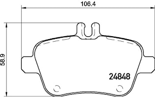 Bromsbelägg Brembo Premium