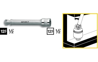 Förlängare med kula 1/2" 123mm